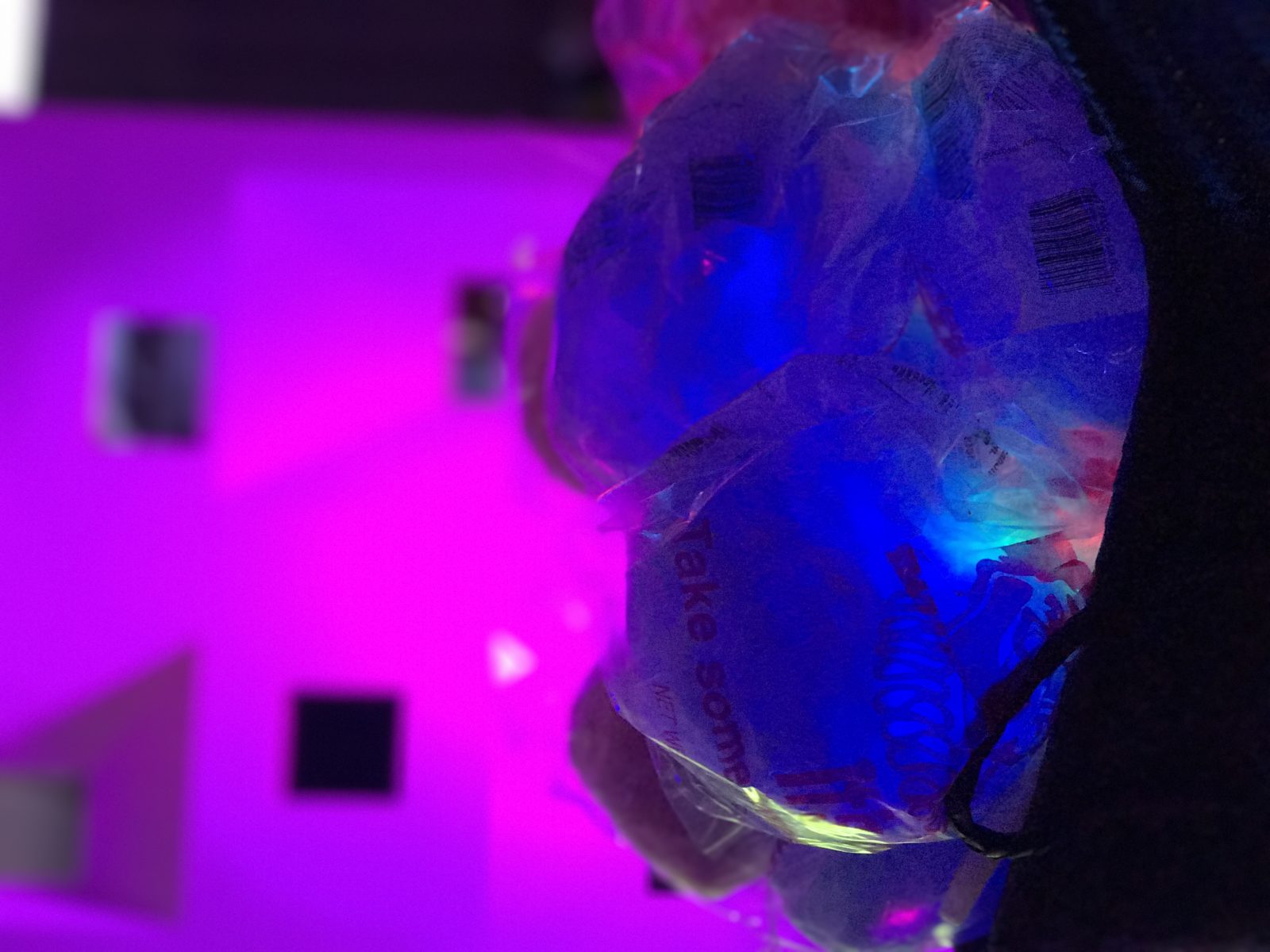LED Glow Cone Cotton Candy