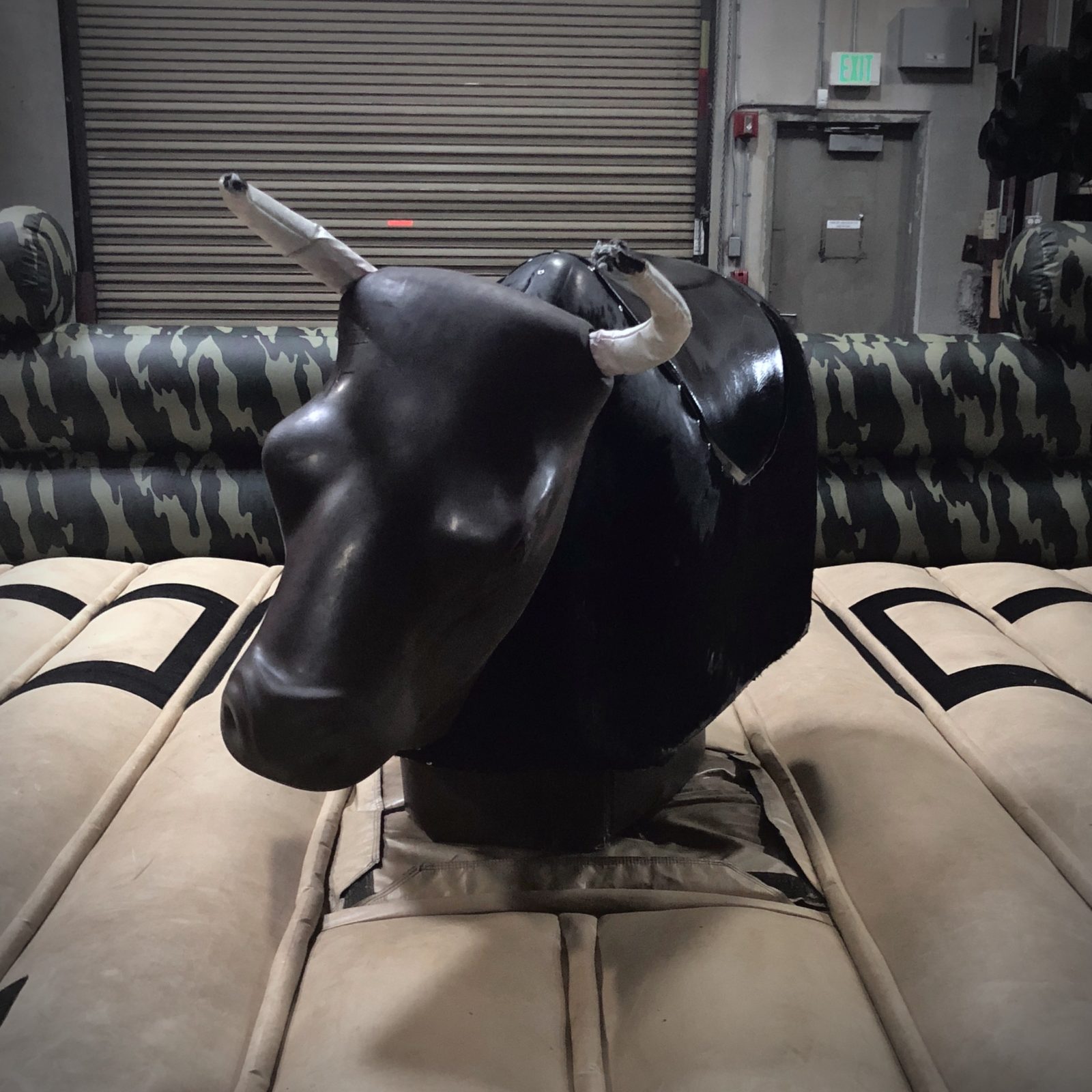 Military Themed Mechanical Bull Rental