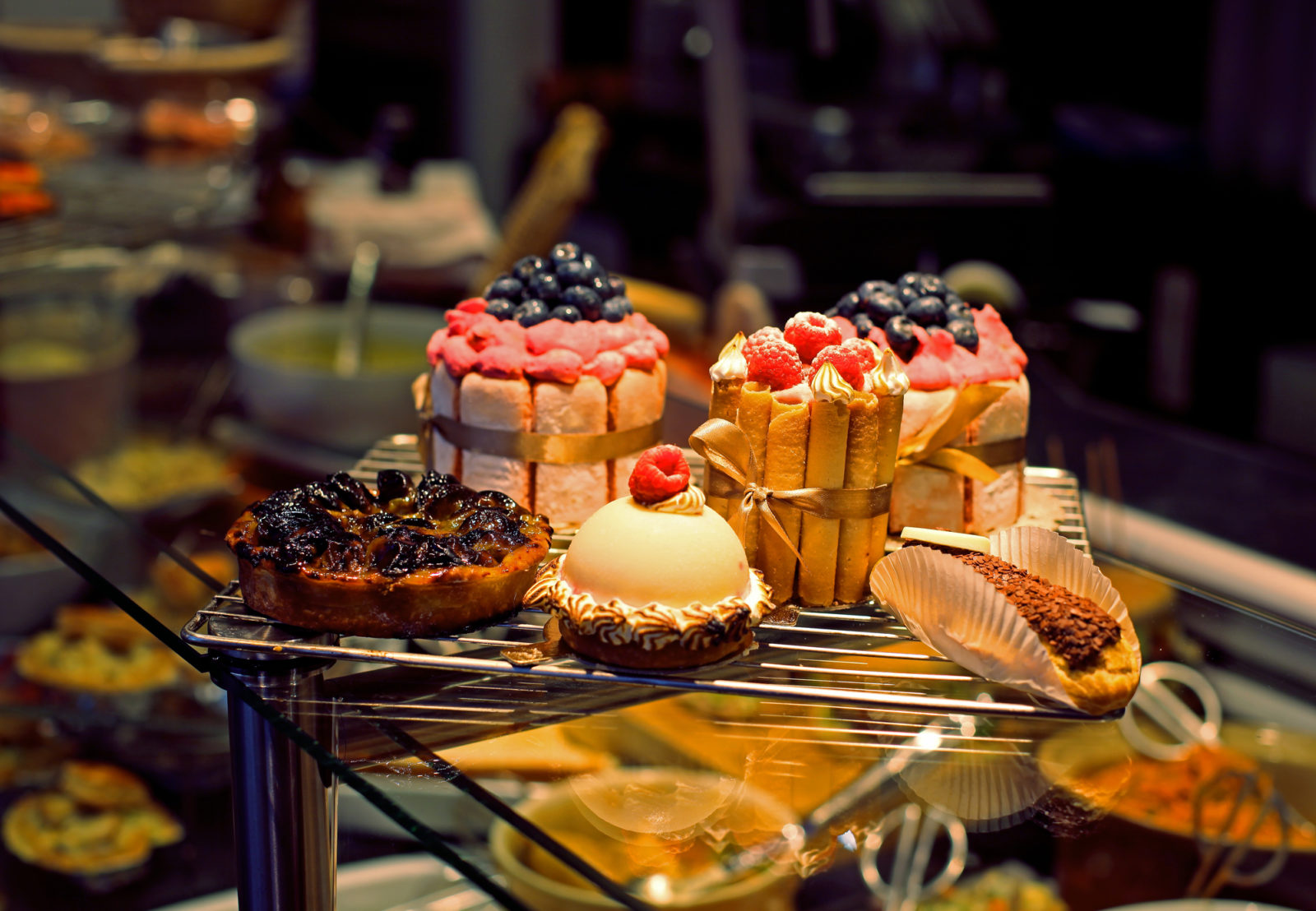 pastry catering display 