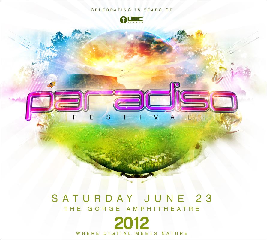 Paradiso Music Festival 2012 Poster