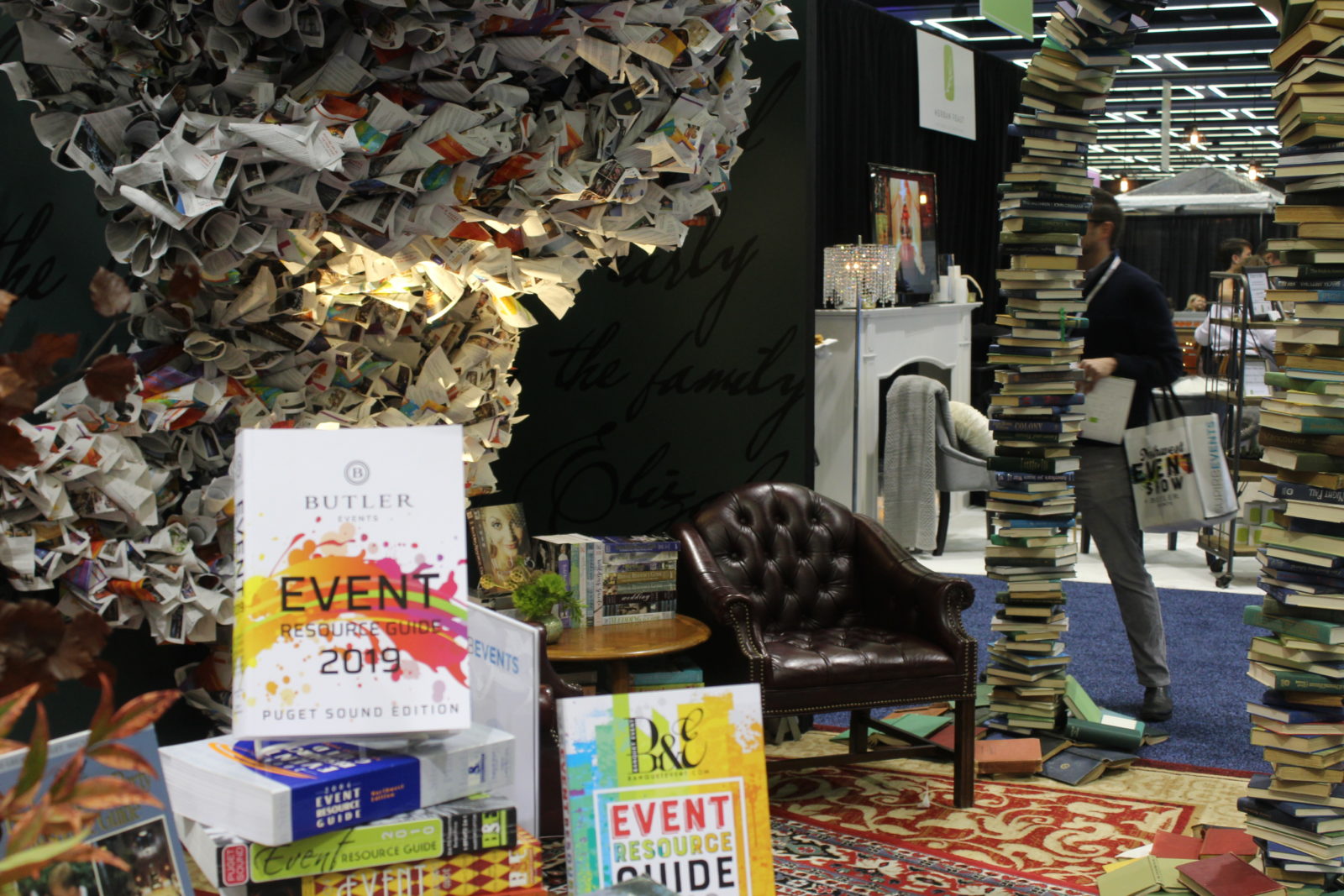 book themed booth