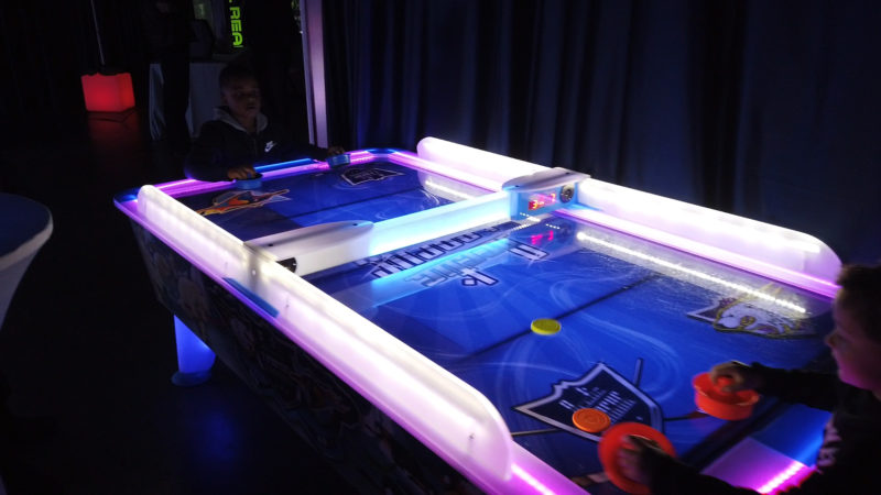 Glow Air Hockey