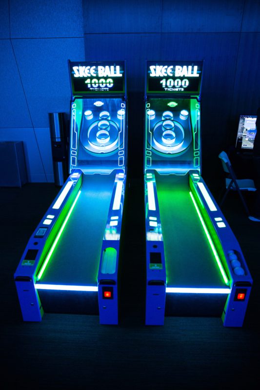 Skee Ball Machine Rental · Glow Arcade · National Event Pros