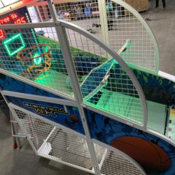 glow in the dark basketball arcade game