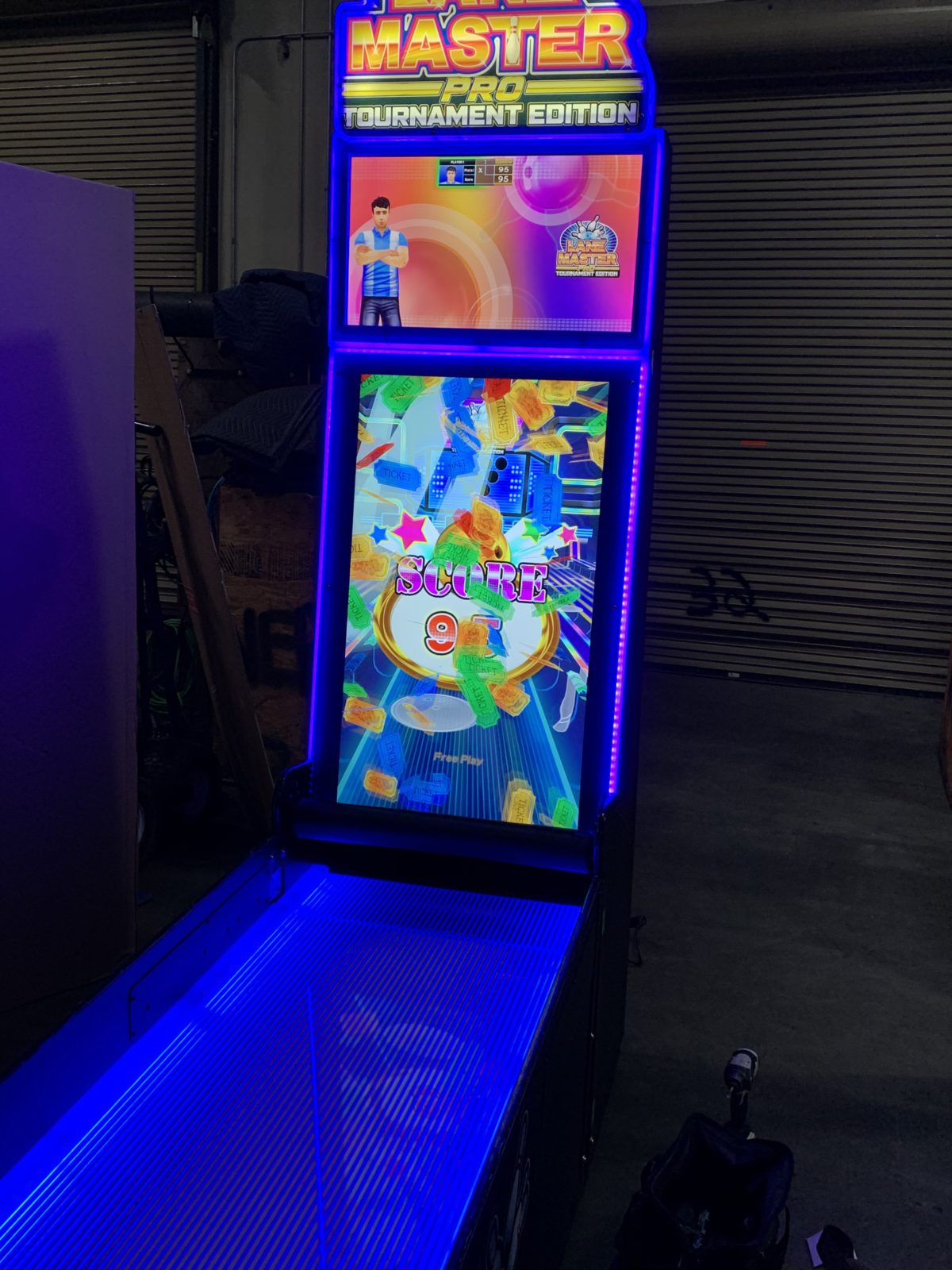 bowling arcade game rental