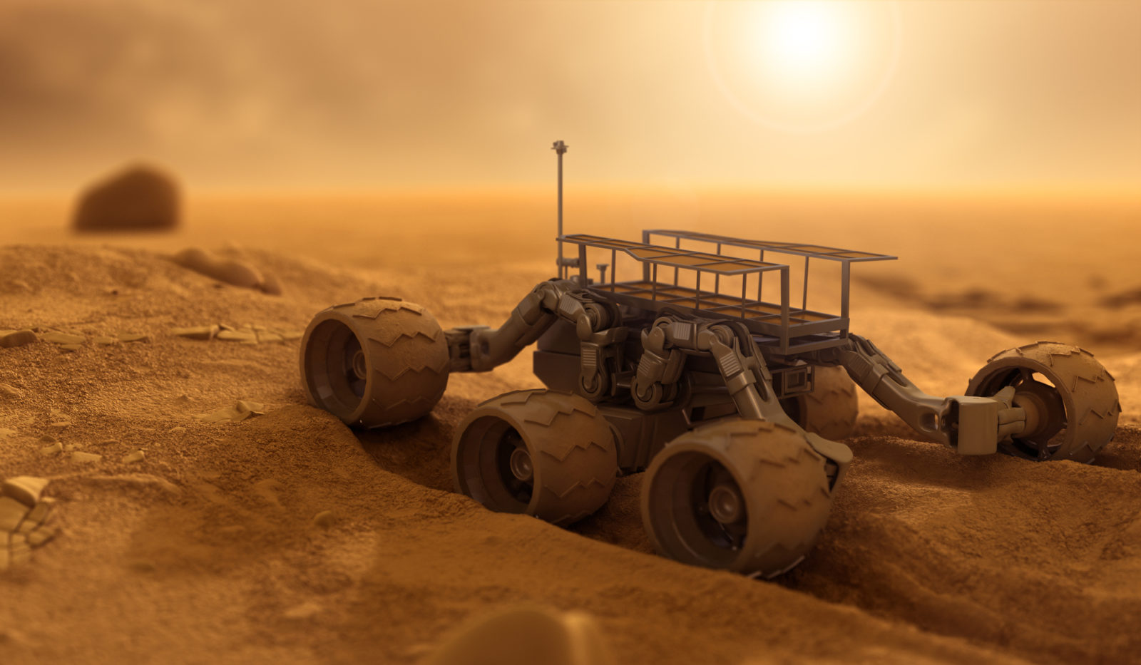 Rover on Mars