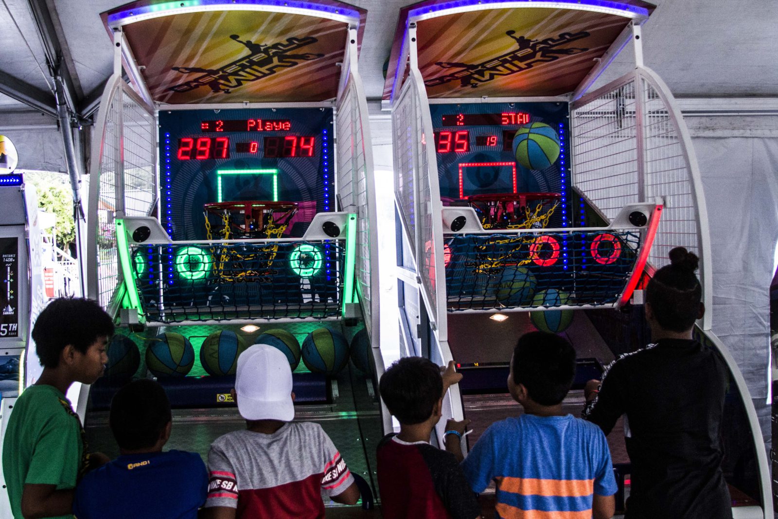 basketball arcade rental near you