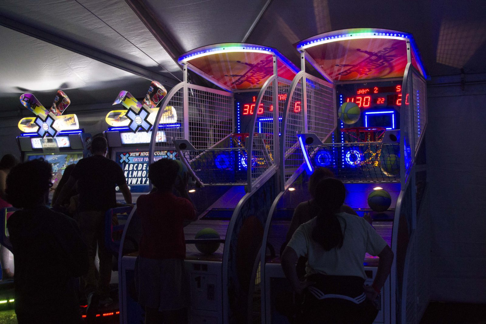 basketball arcade rental near you