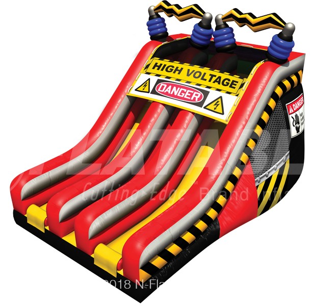 Dual inflatable slide rental