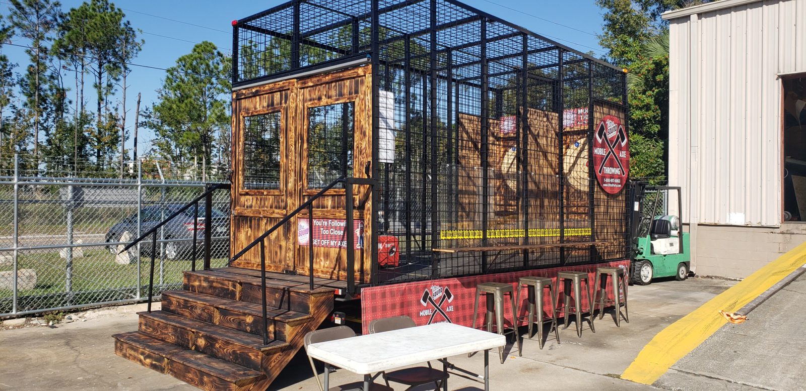 Axe Throwing Game Station