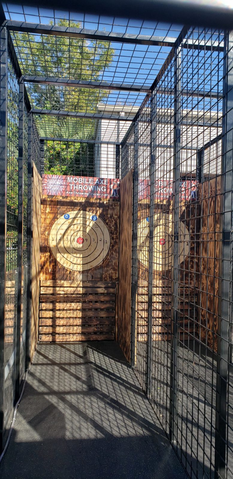 Axe Throwing Game Station