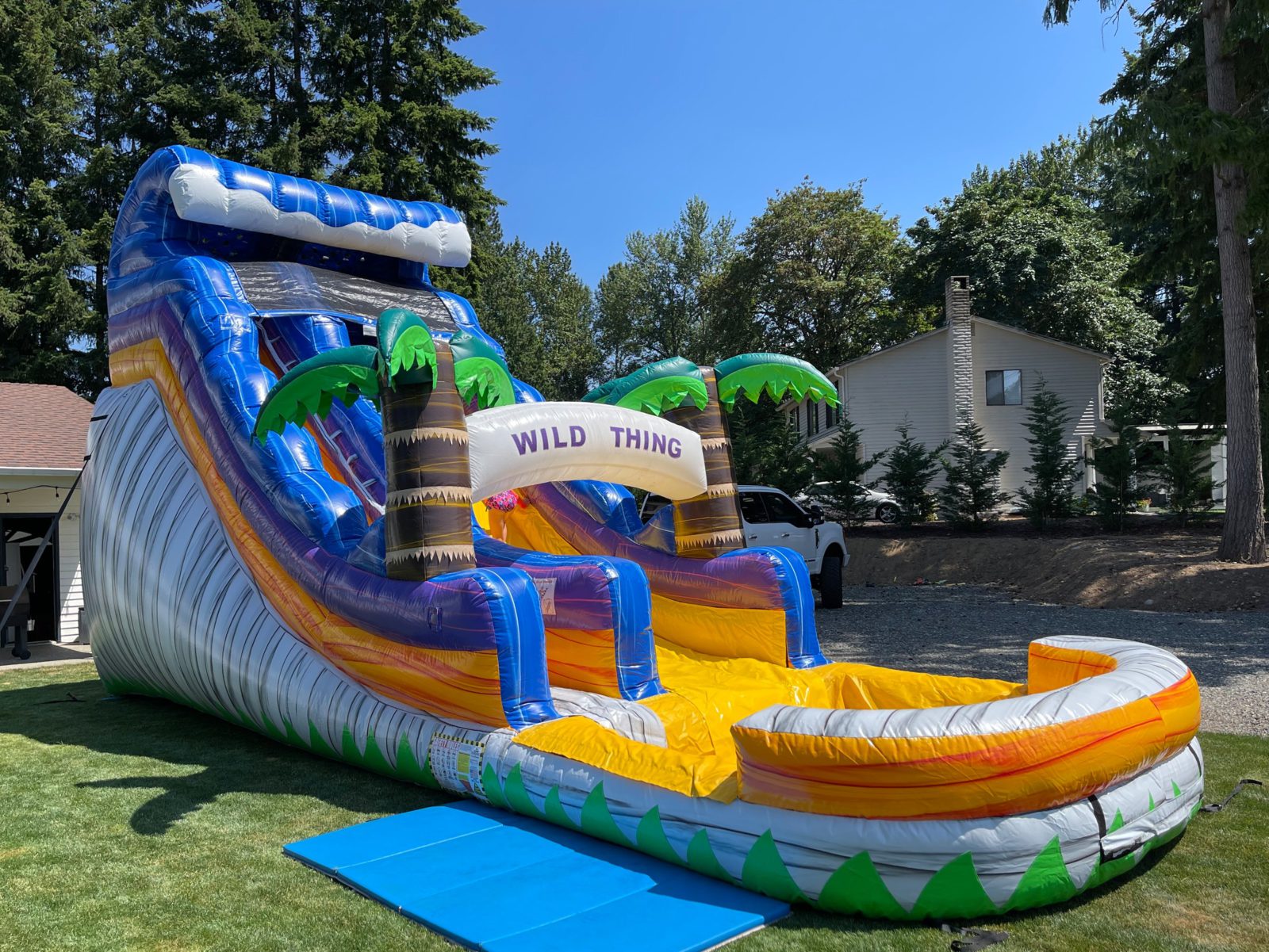 18-ft Wild Thing Water Slide with Pool