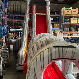 24-ft Volcano Water Slide with Pool