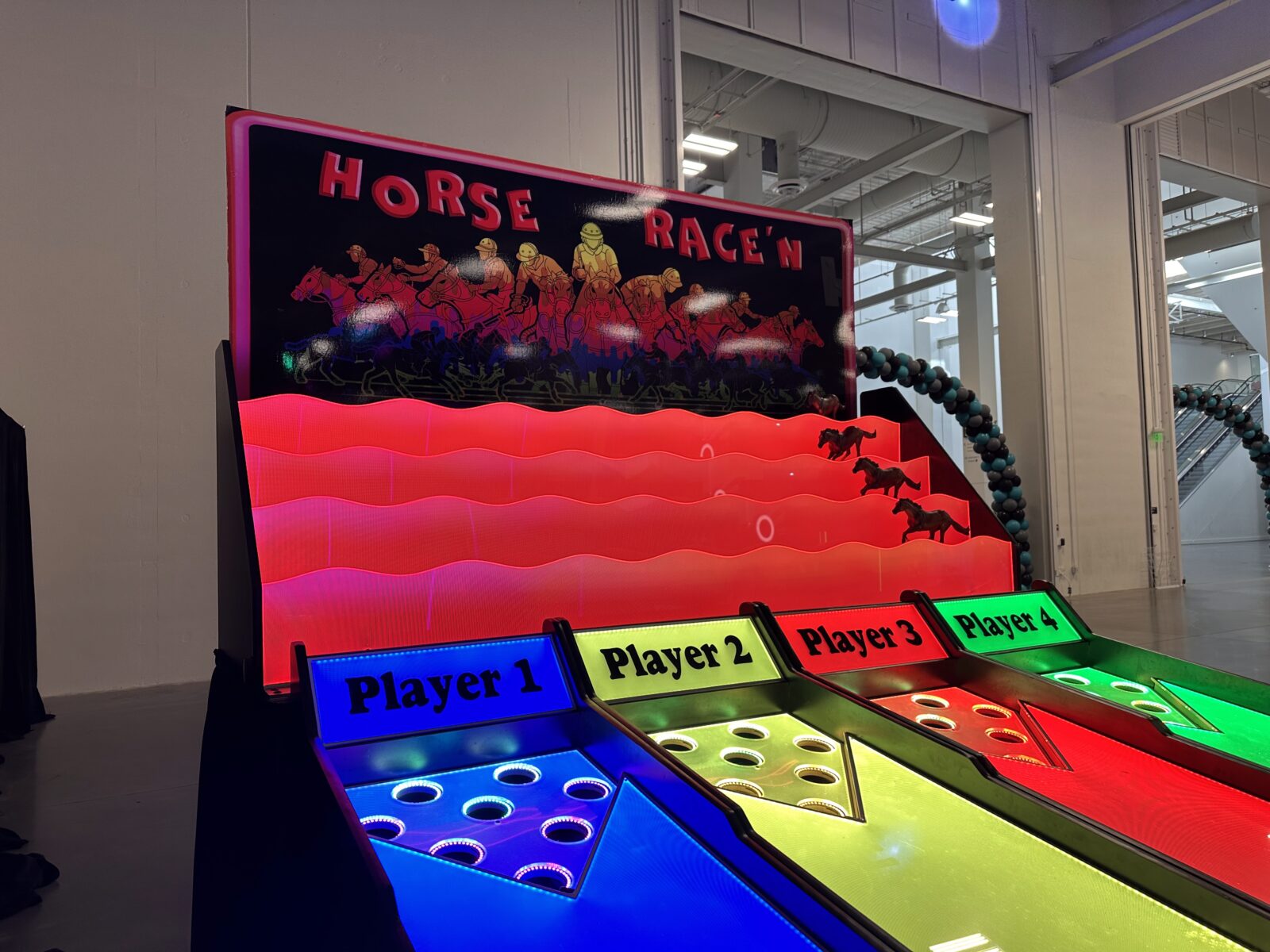 LED Roll-A-Ball Horse Race Game