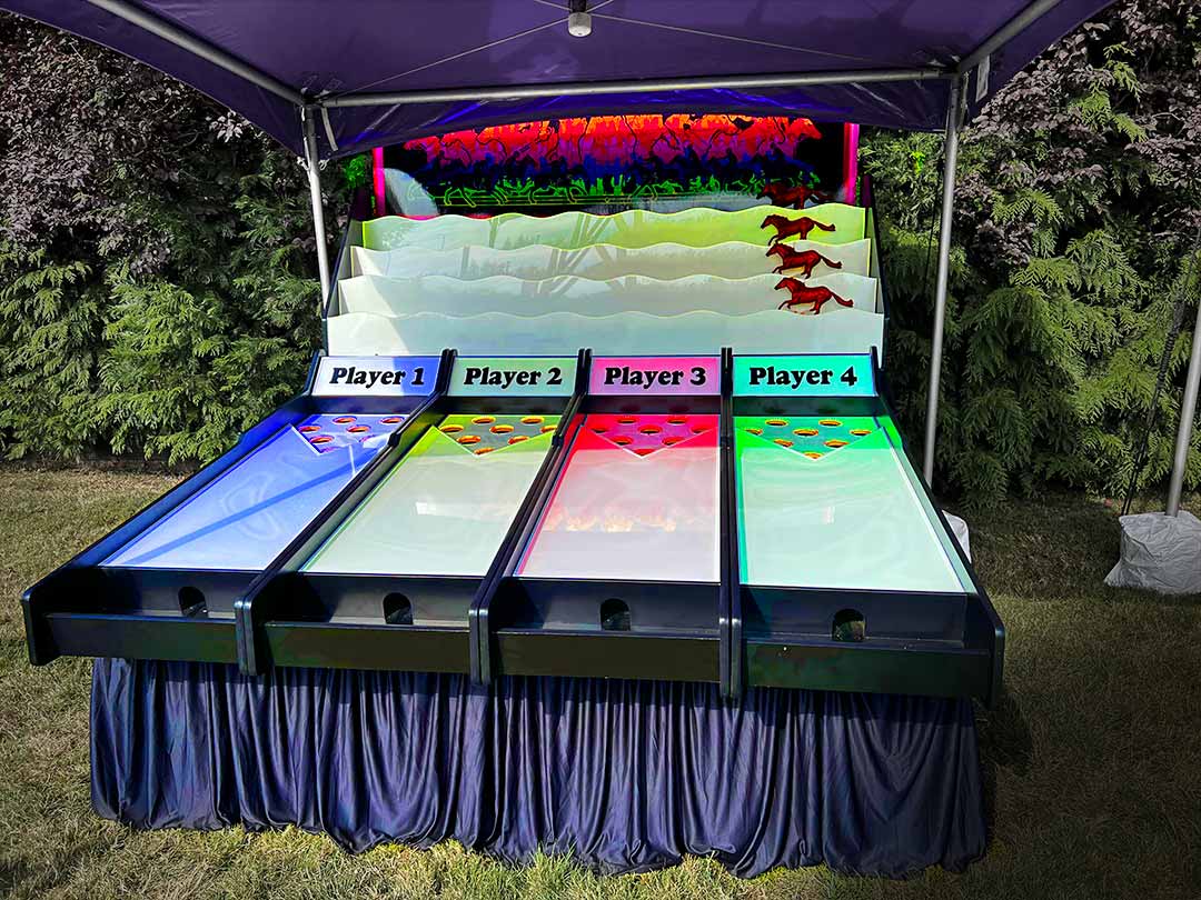 LED Roll-A-Ball Horse Race Game