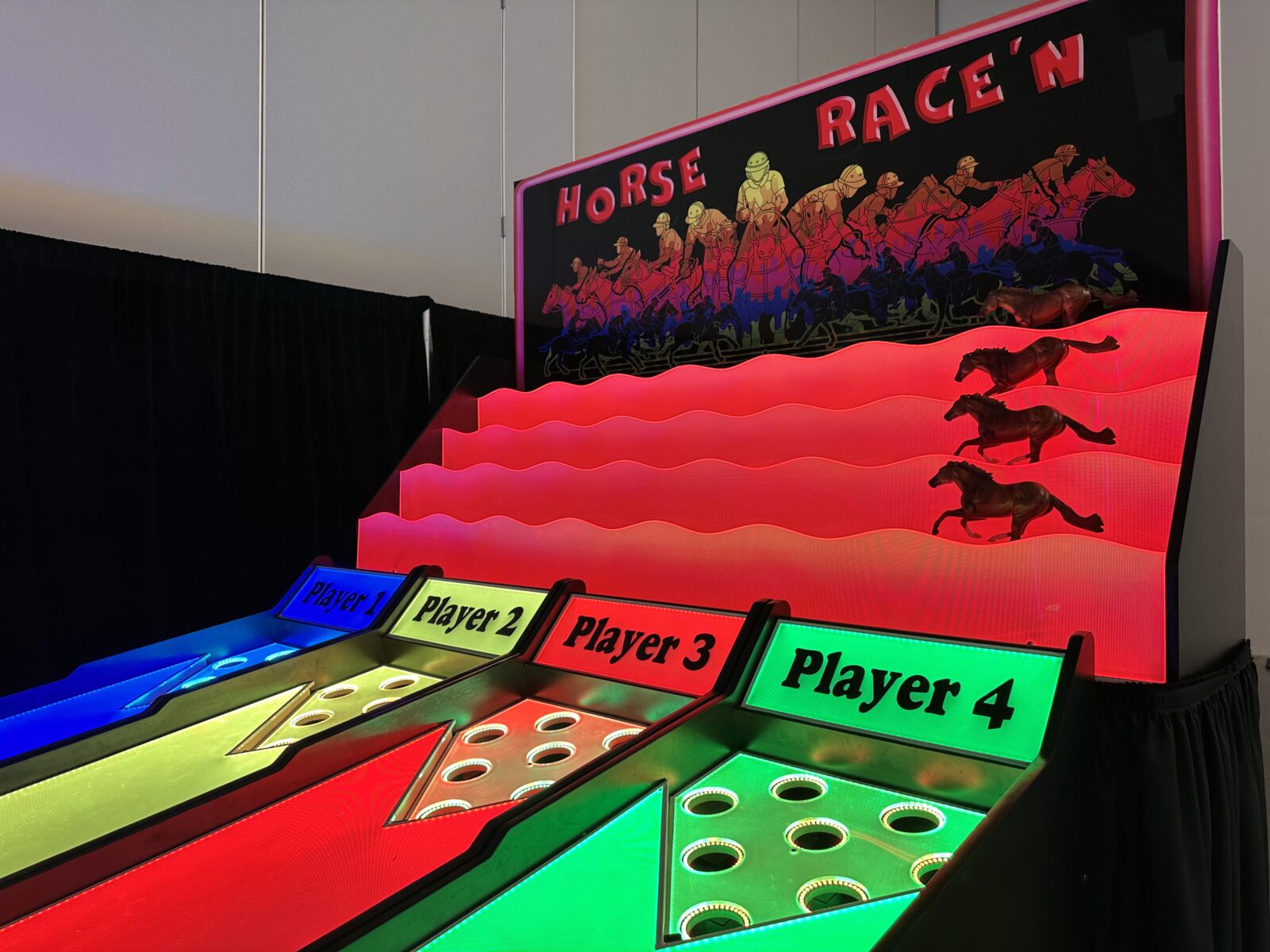 LED Roll-A-Ball Horse Race Game